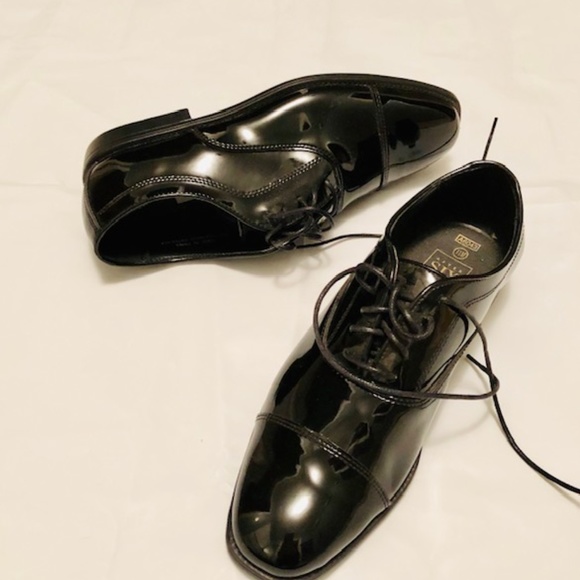 Six Tuxedo Shoes Black Patent 